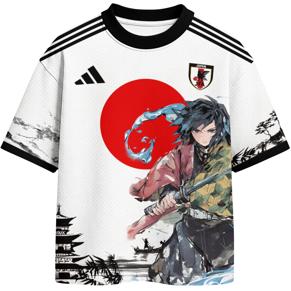 Demon Slayer Crew Neck Football Jersey