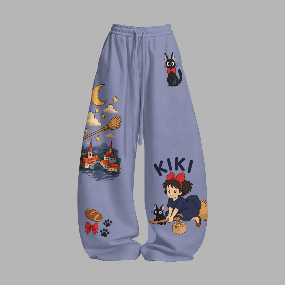 Kiki's Delivery Service-Vintage Plush Hoodie set