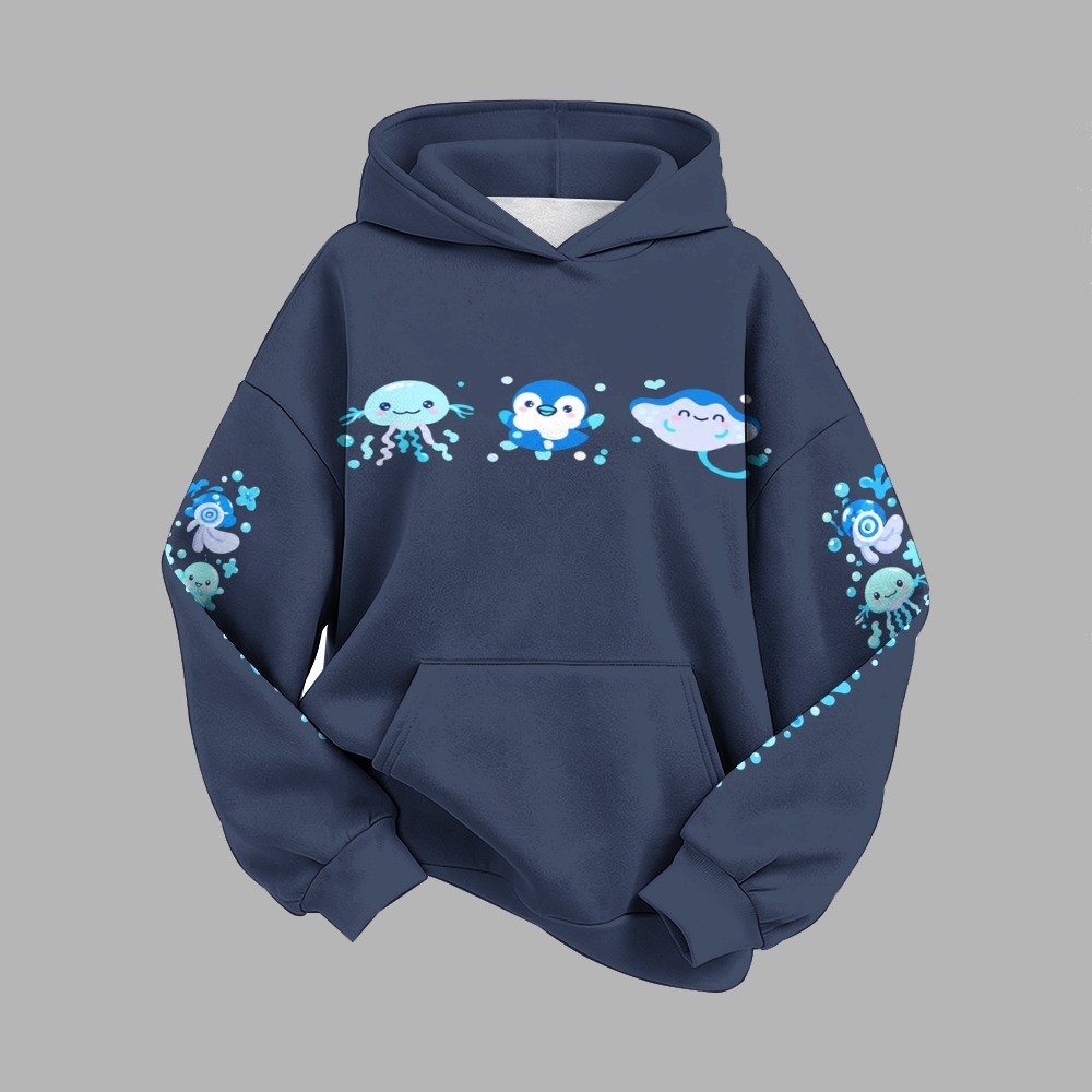 Pokémon-Vintage Plush Hoodie set