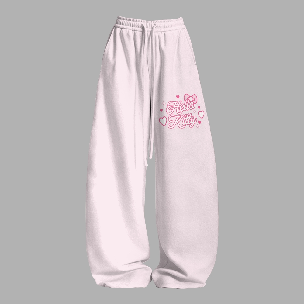 HelloKitty-Short zip-up sweatshirt set