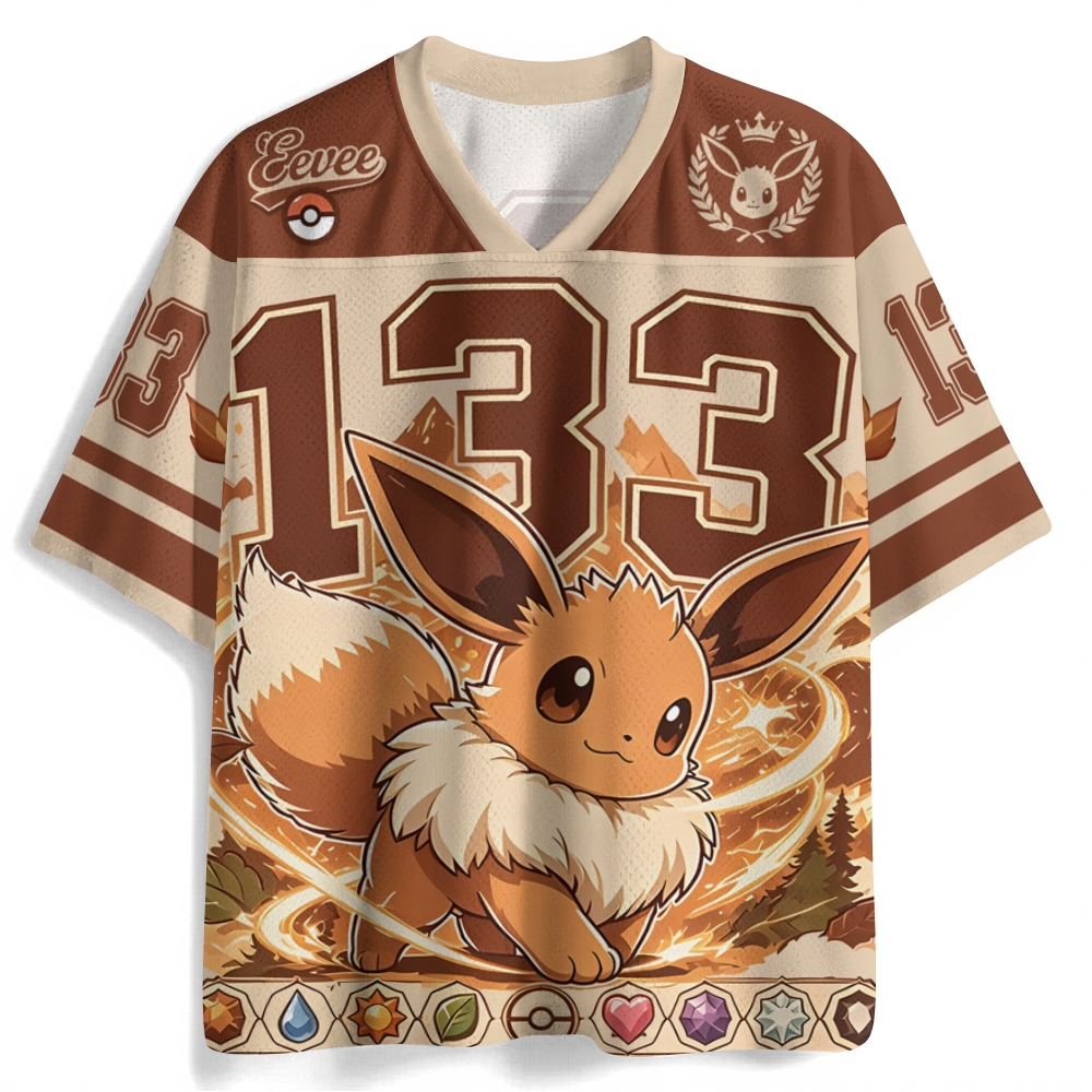 Eevee Anime Football Jersey