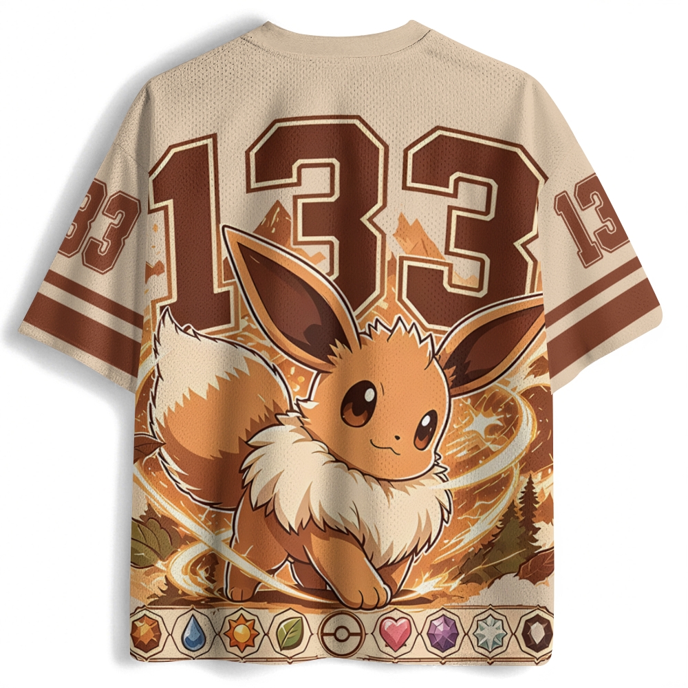 Eevee Anime Football Jersey