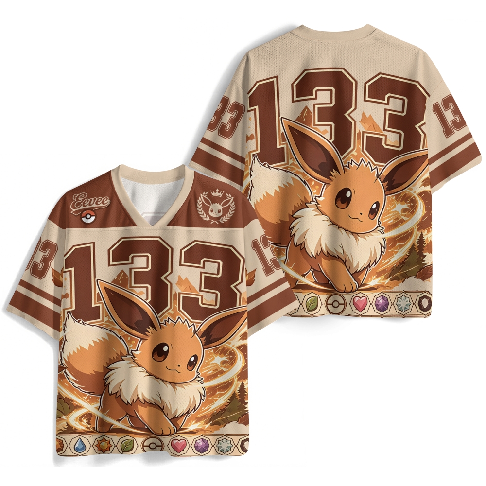 Eevee Anime Football Jersey