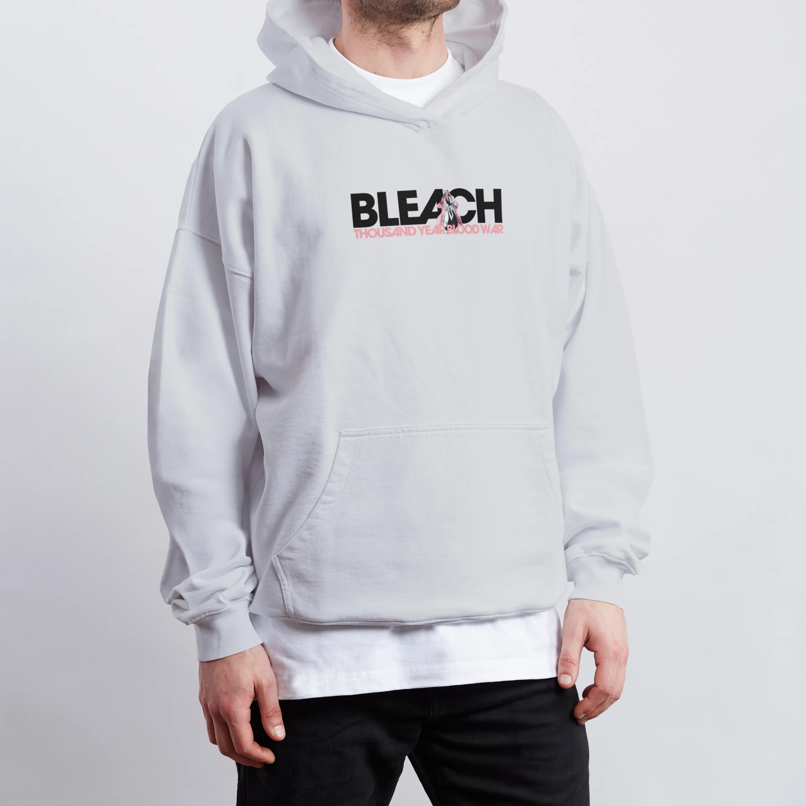 Shunsui Kyoraku Bleach | White Hoodie TYBW