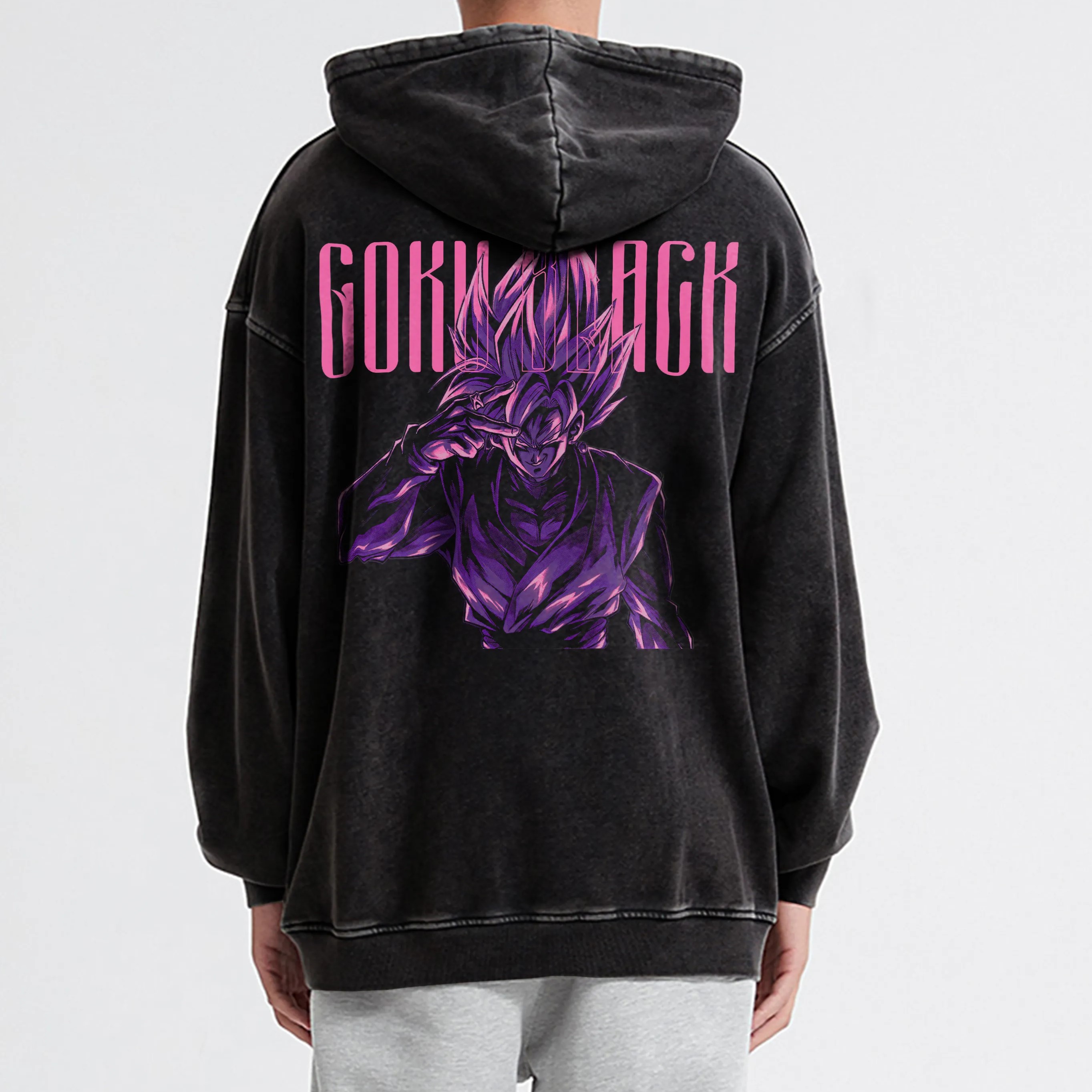 Goku Black Vintage Hoodie | Dragon Ball Super