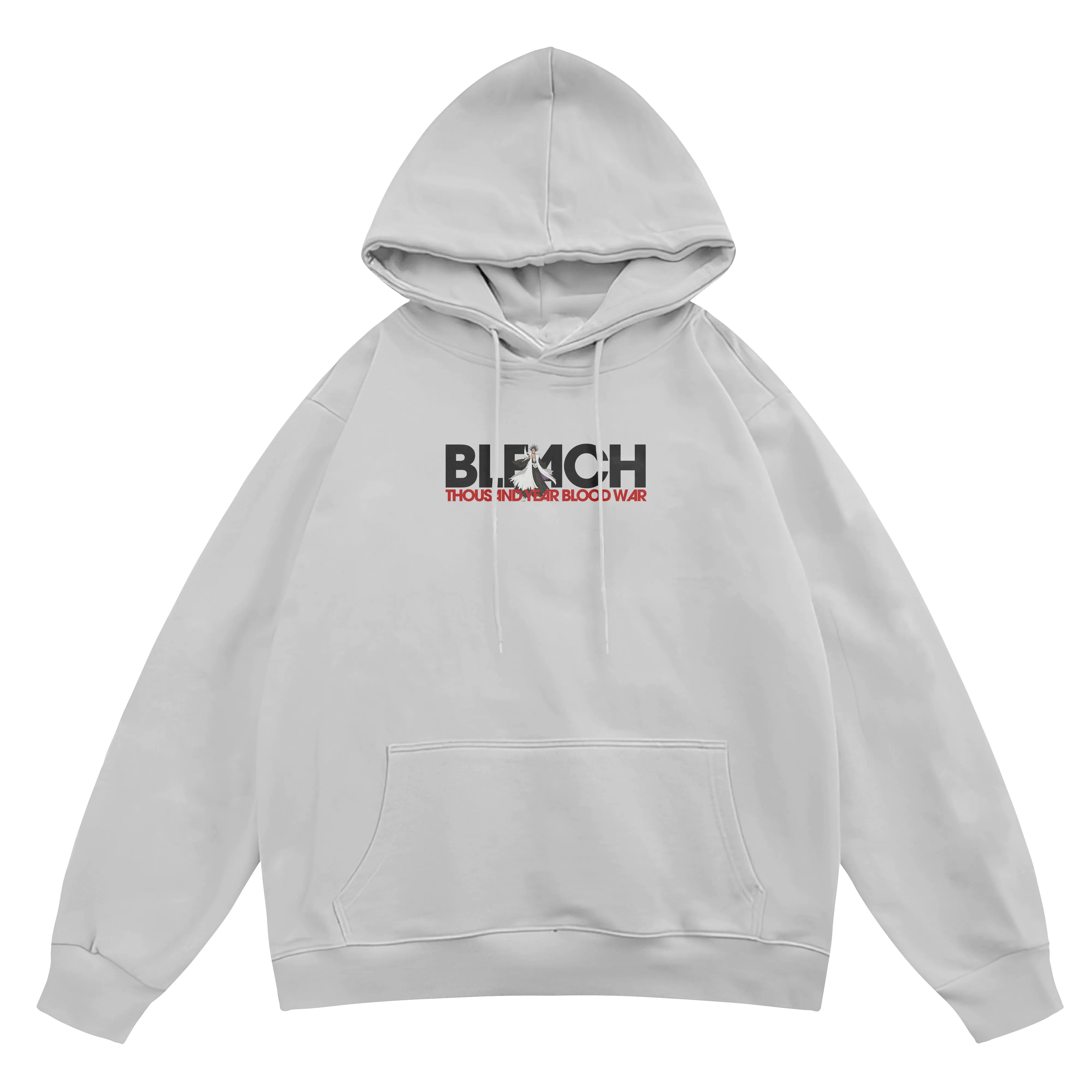 Kenpachi Zaraki Bleach | White Hoodie TYBW