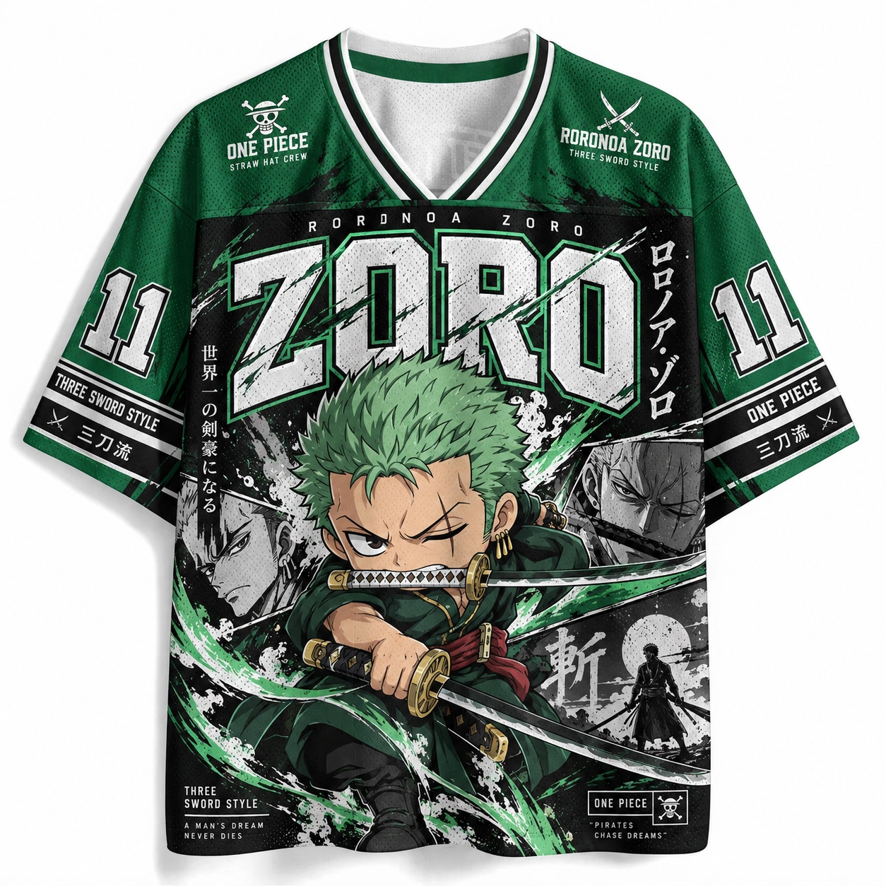 One Piece Anime Football Jersey