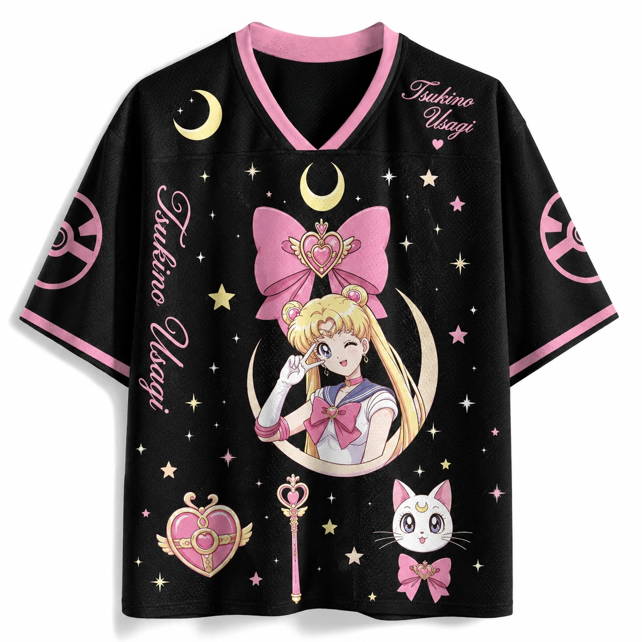 Sailor Moon Anime Football Jersey