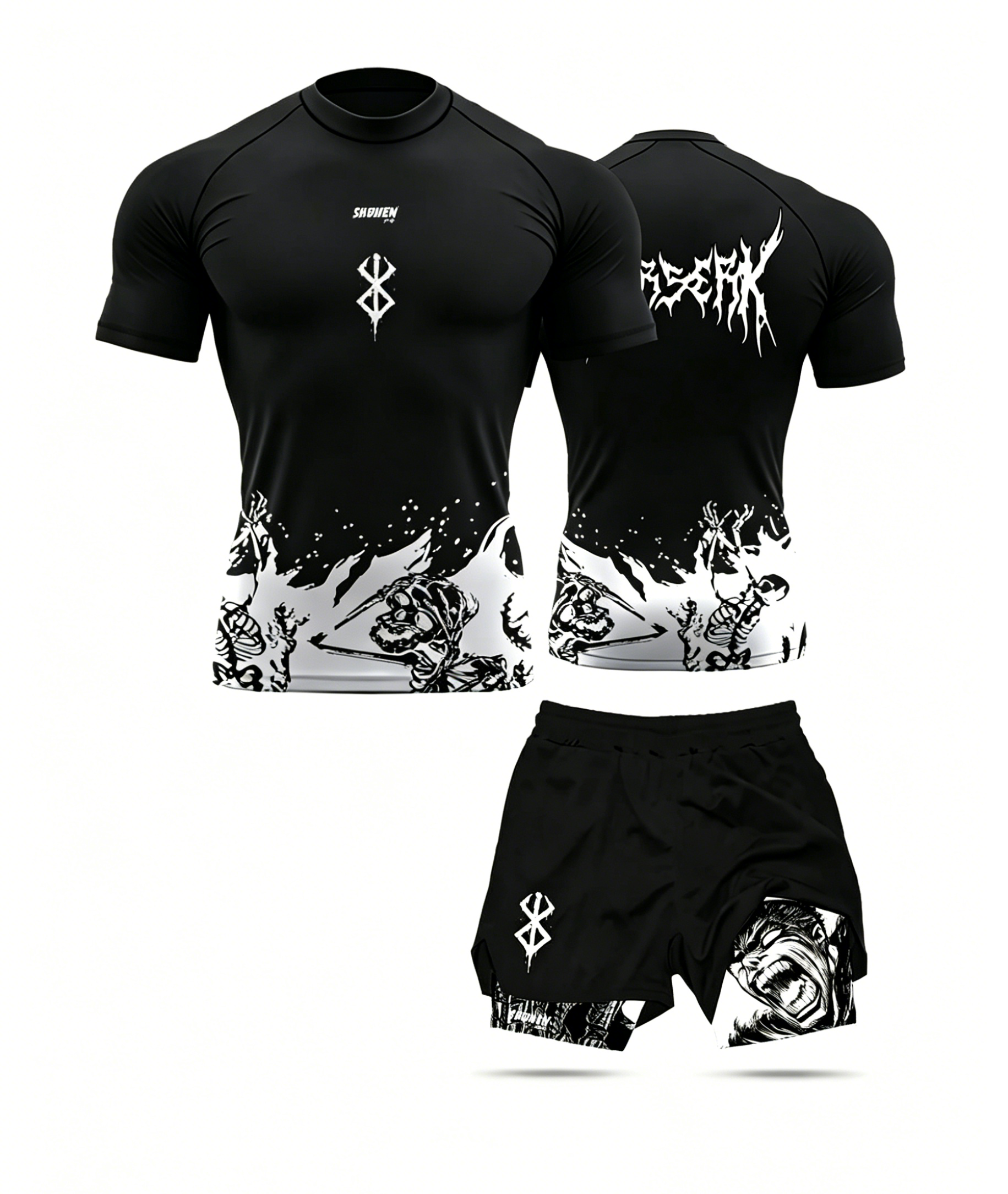 Berserk Anime men's fitness set