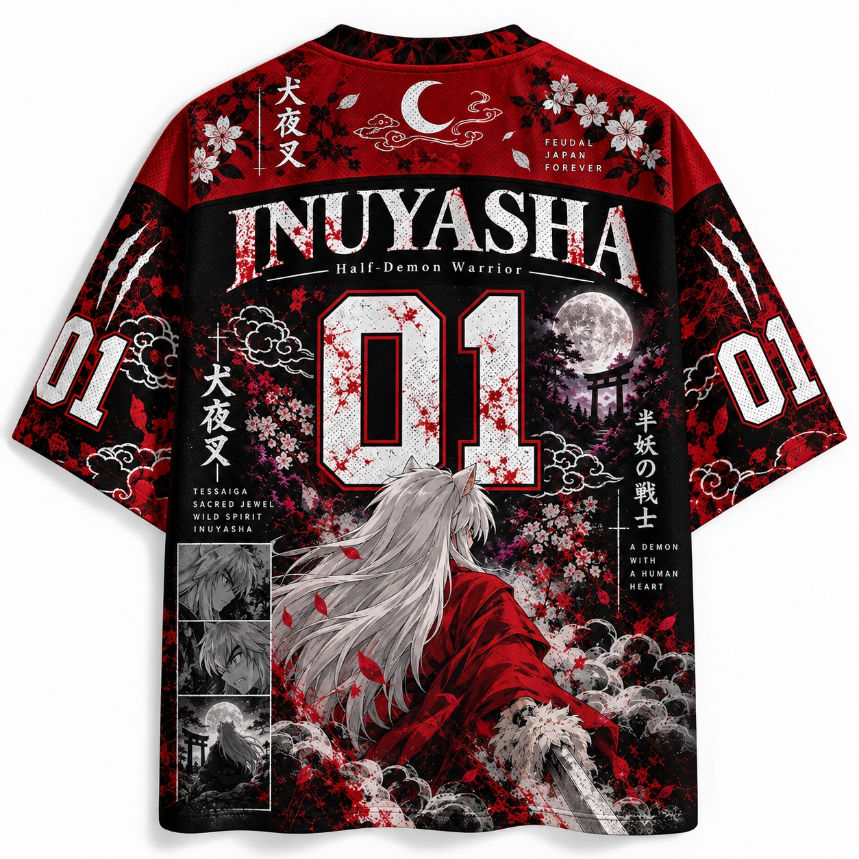 Inuyasha Anime Football Jersey