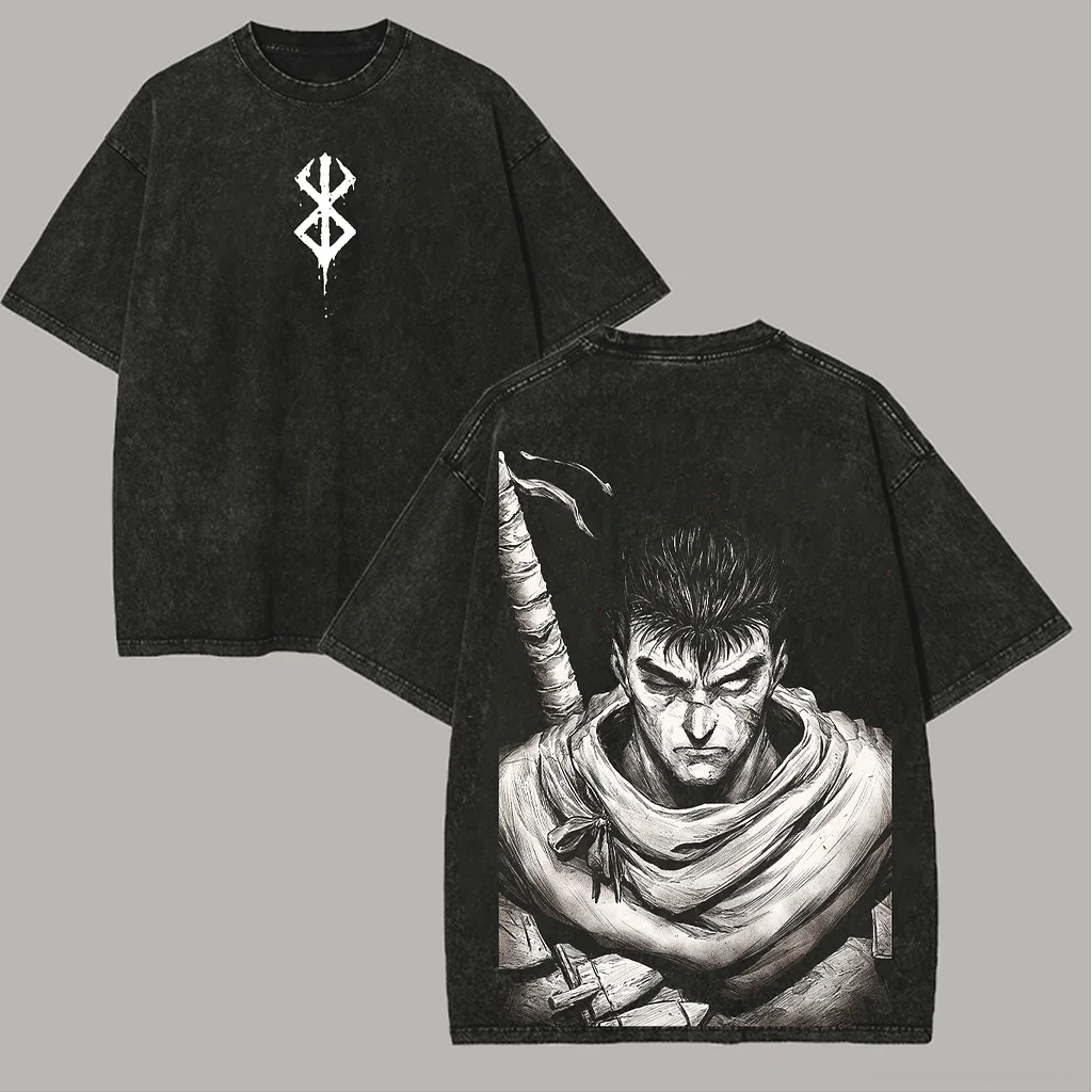 Unisex Fit Washed T-Shirt berserk