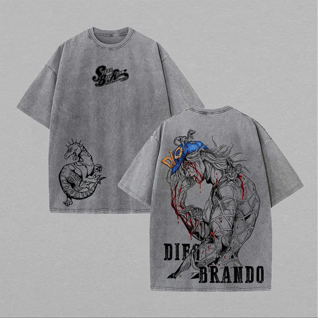 Vintage Oversized T-Shirt Jojo Bizzare Adventure
