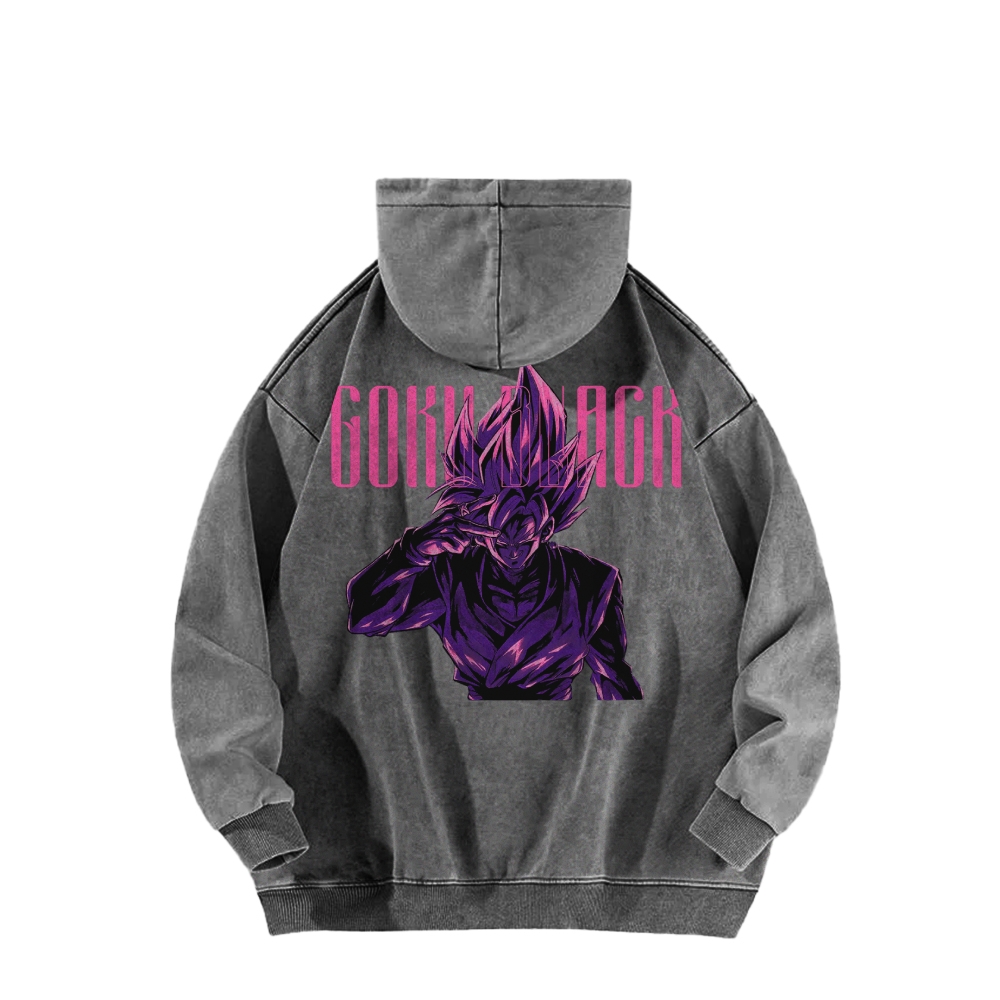 Goku Black Vintage Hoodie | Dragon Ball Super