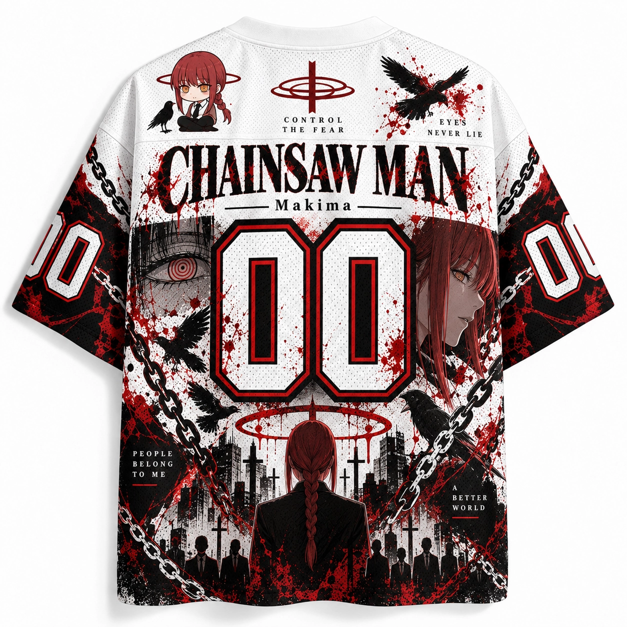 Chainsaw Man Anime Football Jersey