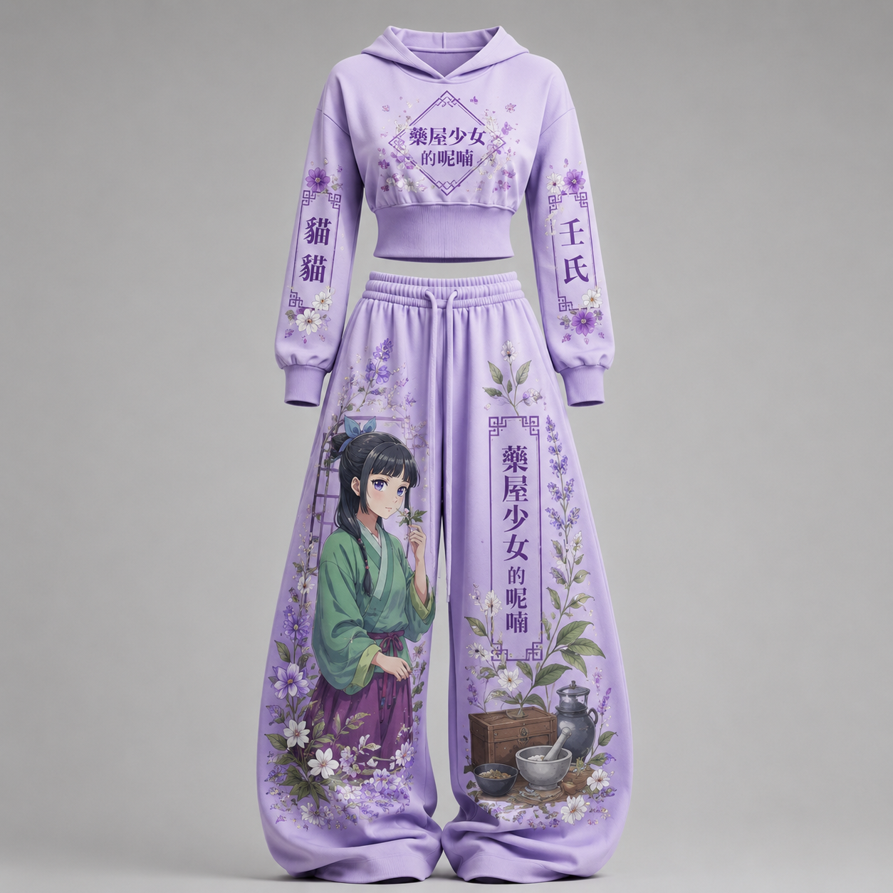 The Apothecary Diaries Hoodie & Pants TwoPiece Tracksuit Set