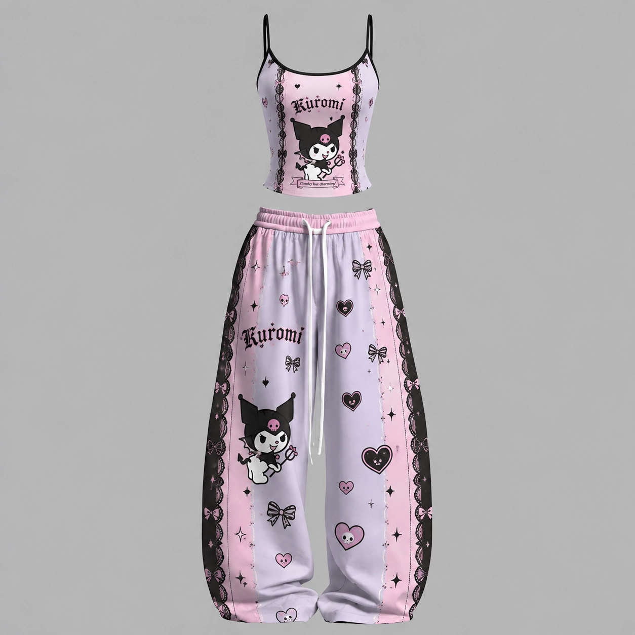 Hello Kitty Top & Elasticated Trousers Two-Piece Set