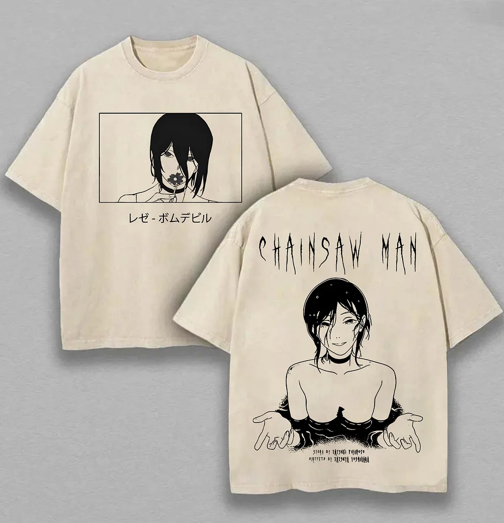 Vintage Oversized T-Shirt Chainsaw Man
