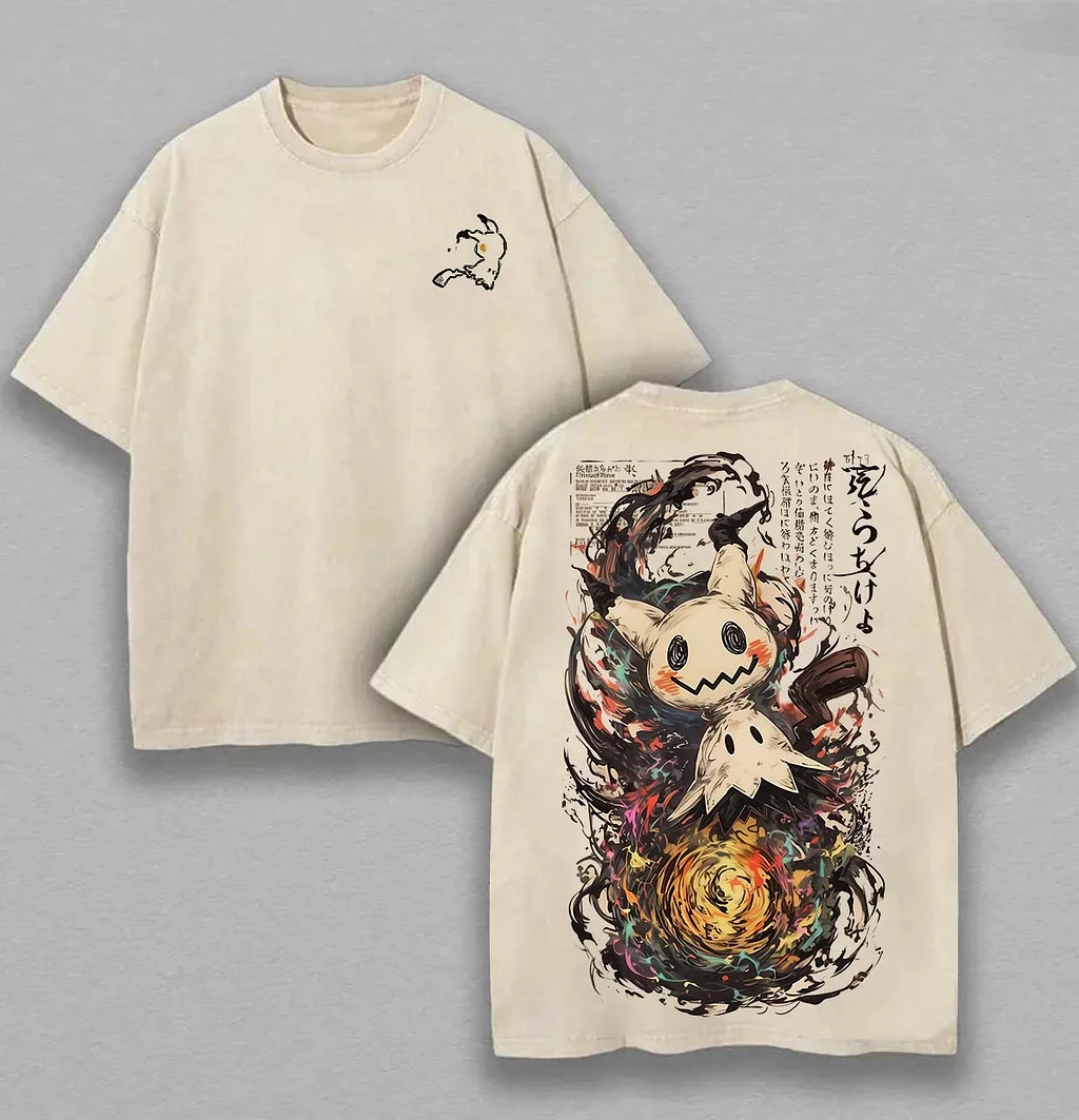 Vintage Oversized T-Shirt Pokémon