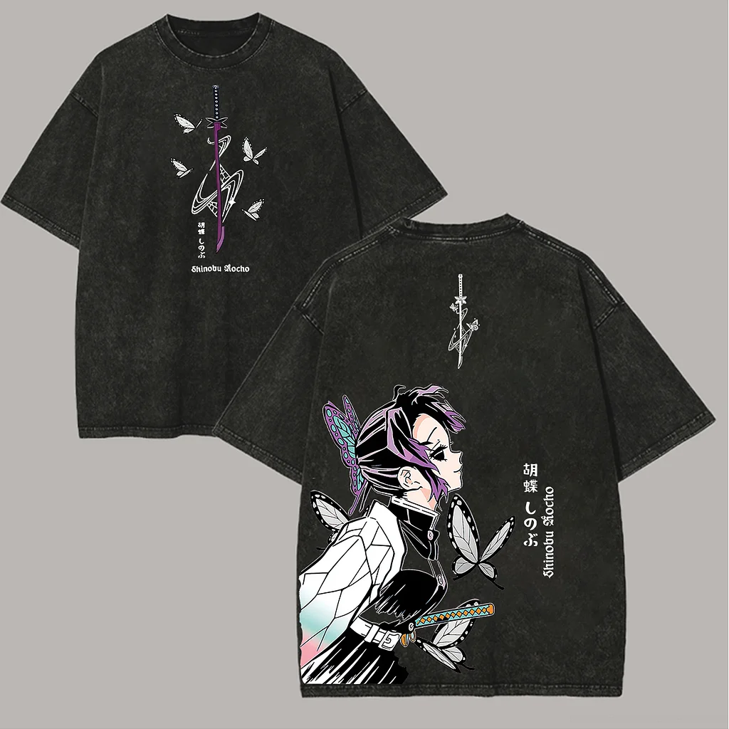 Vintage Oversized T-Shirt Demon Slayer