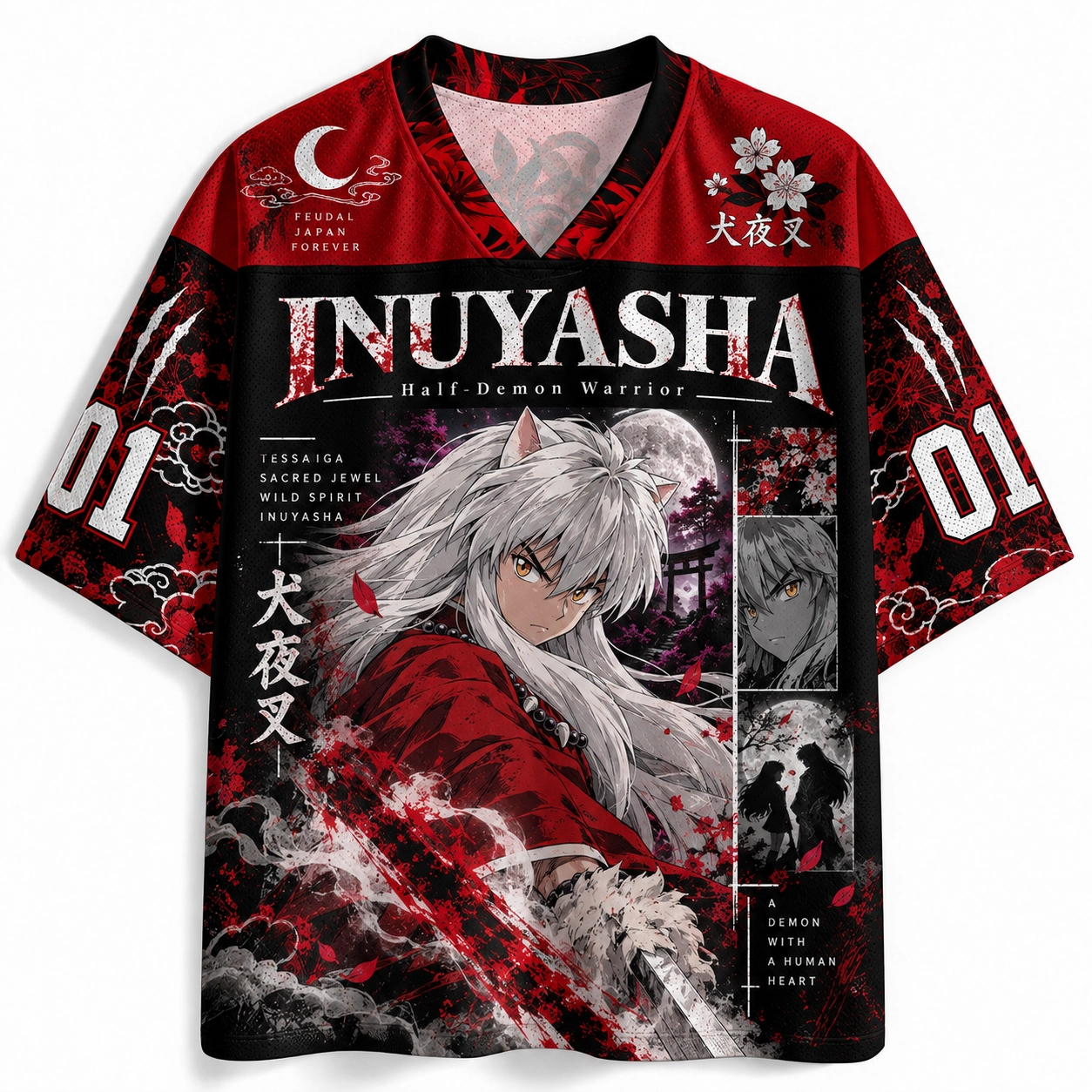 Inuyasha Anime Football Jersey