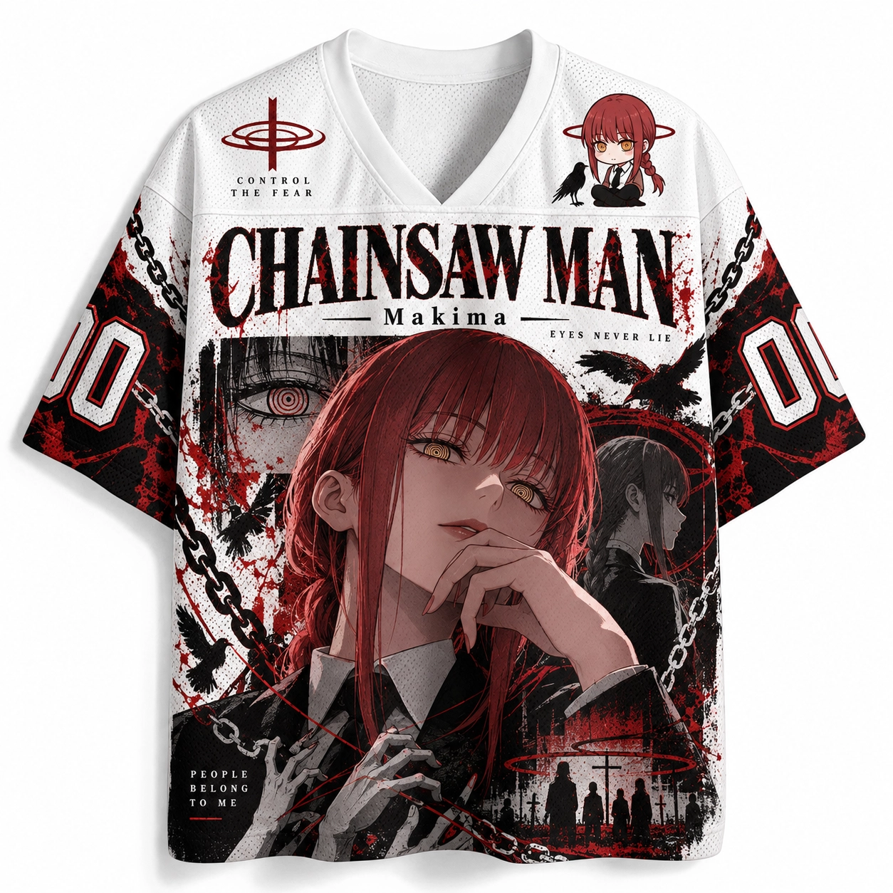 Chainsaw Man Anime Football Jersey
