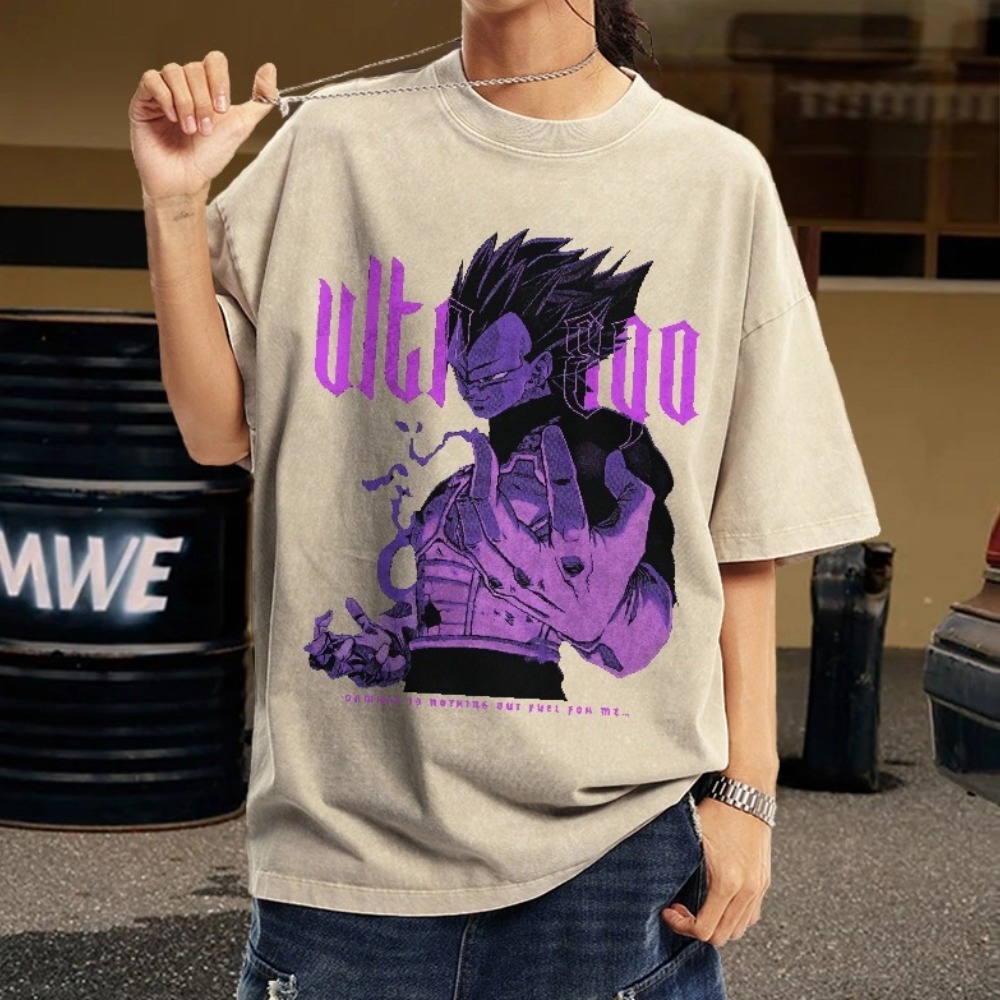 Vegeta Ultra Ego Vintage T-Shirt | Dragon Ball Super