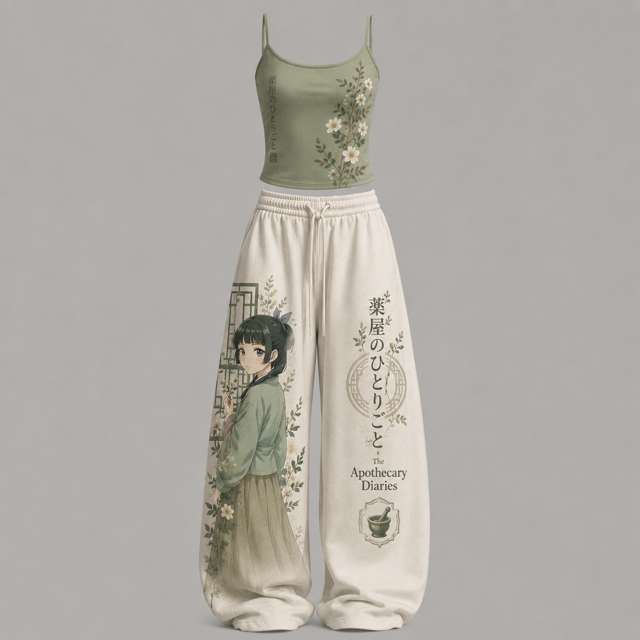 The Apothecary Diaries Top & Elasticated Trousers Two-Piece Set