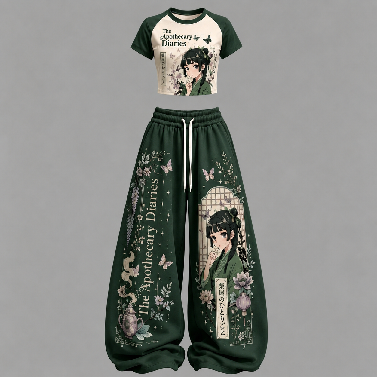 The Apothecary Diaries Top & Elasticated Trousers Two-Piece Set