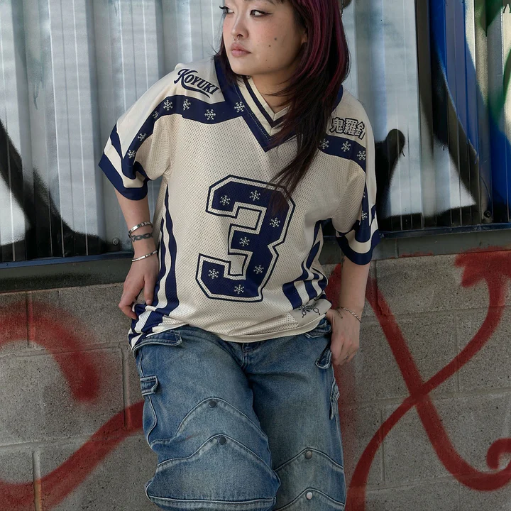 Demon Slayer Crew Neck Football Jersey