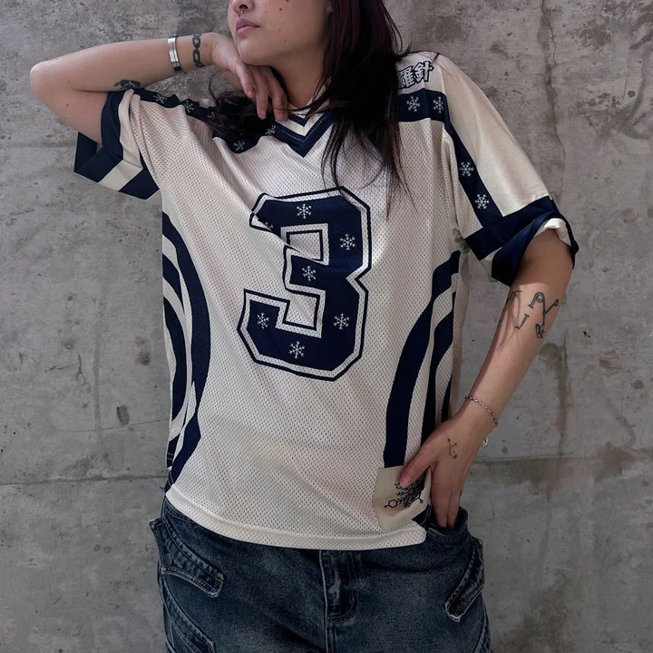 Demon Slayer Crew Neck Football Jersey