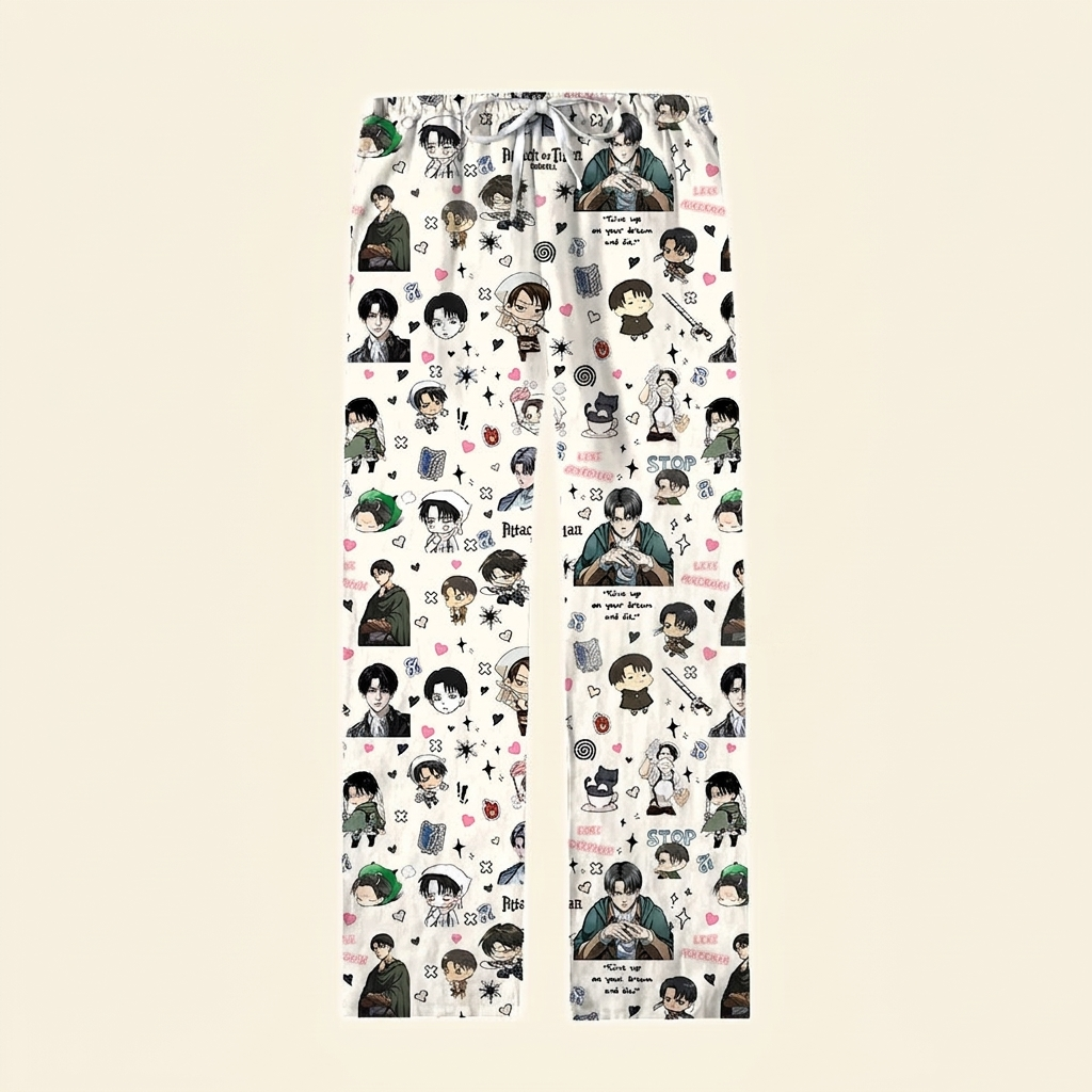 Levi Ackerman Attack on Titan Pajamas