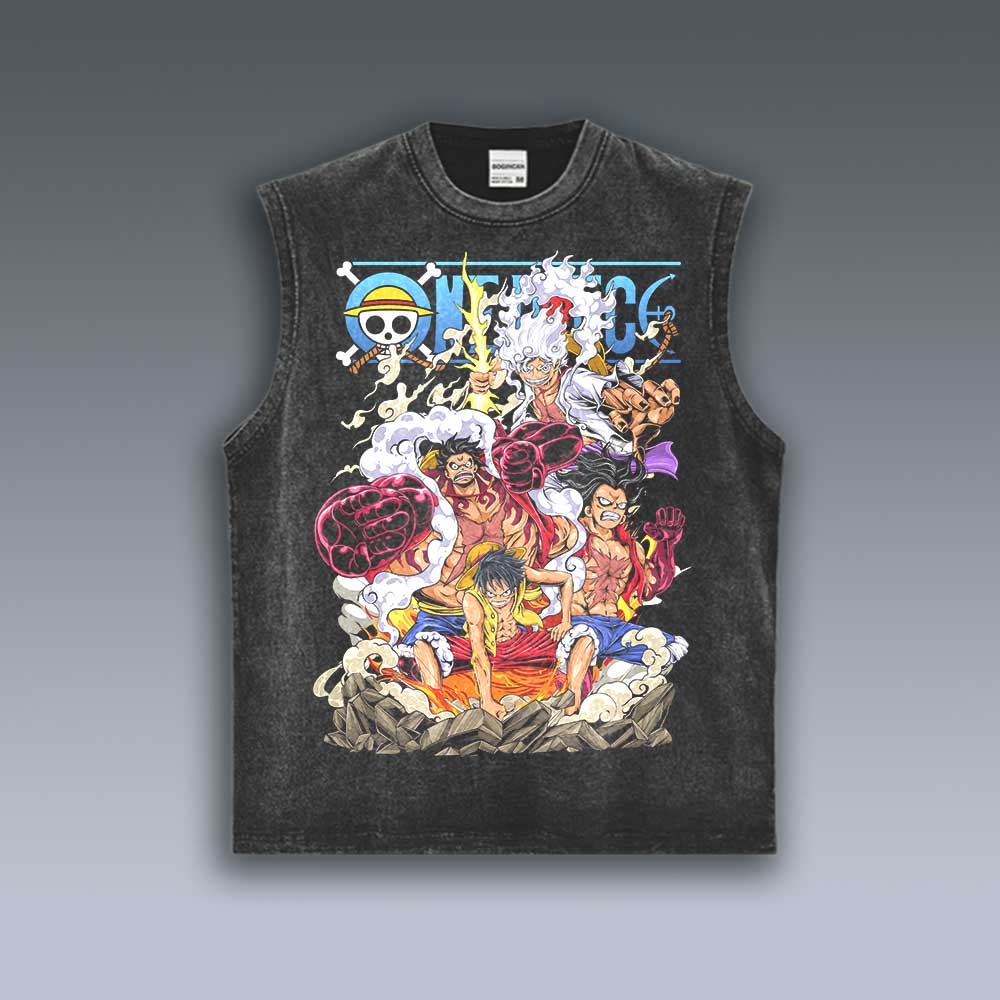 VINTAGE TANK TOP | MONKEY D. LUFFY 4.8