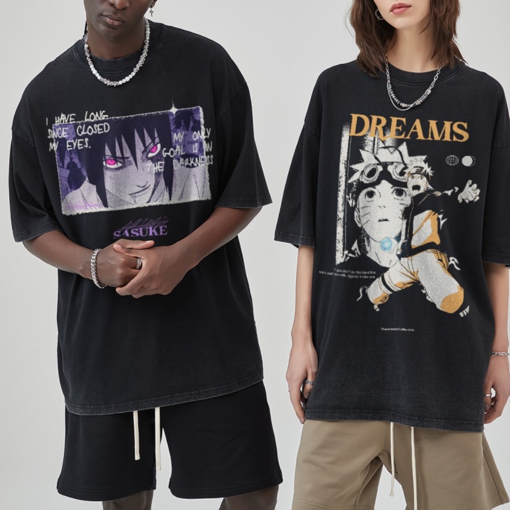 Naruto Vintage Oversized T-Shirt | Naruto Shippuden