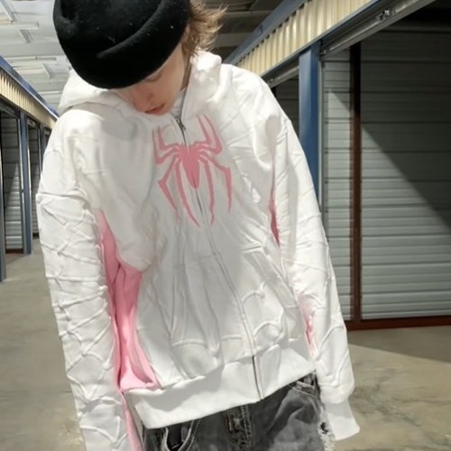 Spider-Man Embossed Full Zip Cardigan