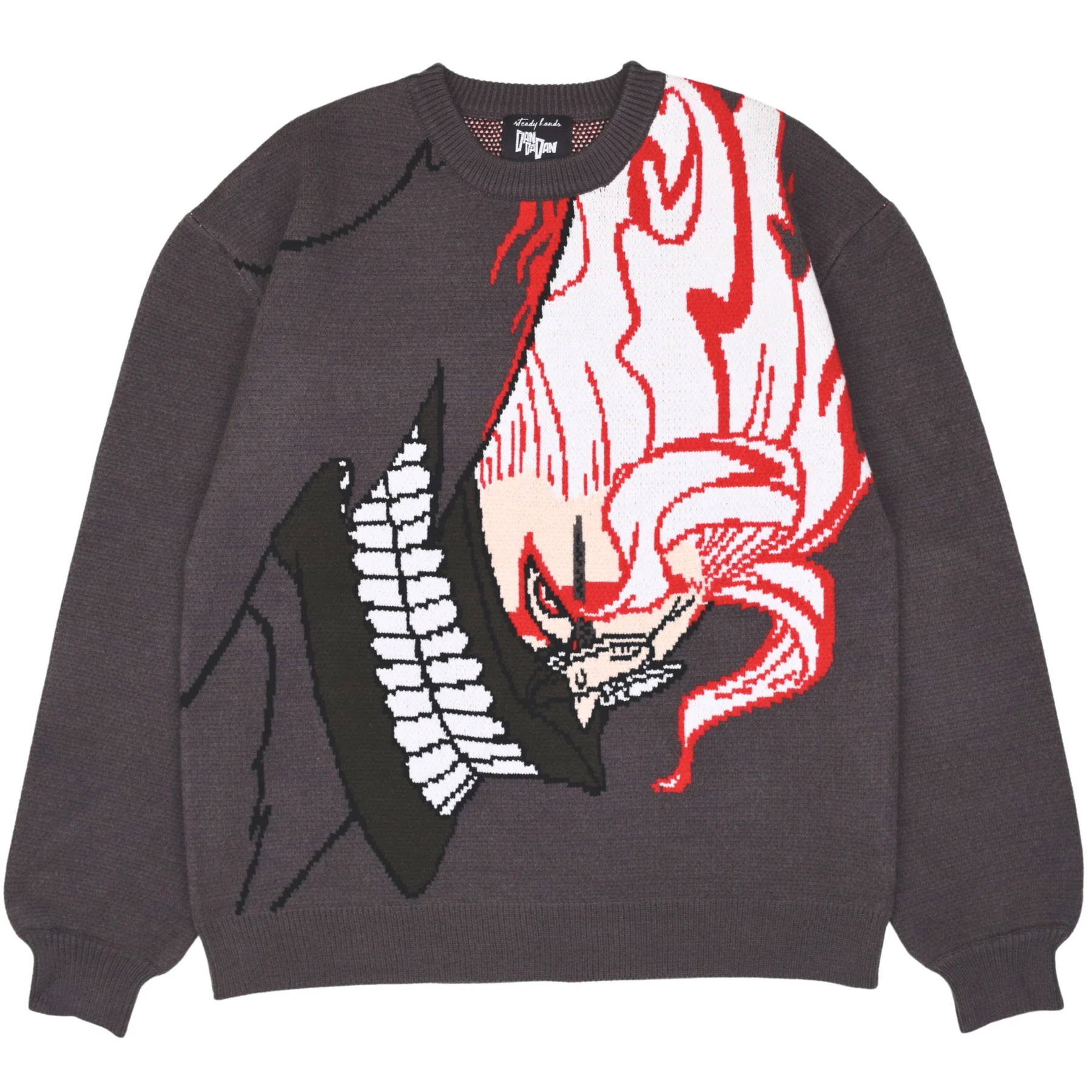 Dandadan Anime Print Sweater