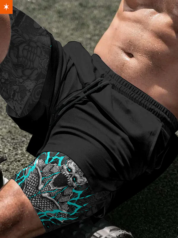 Kaiju No. 8 Printed Men's Fitness Shorts