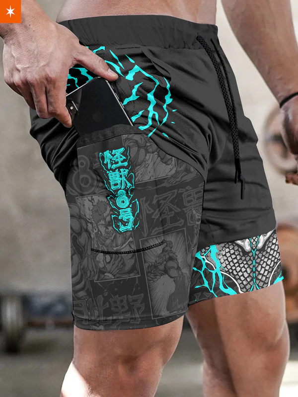 Kaiju No. 8 Printed Men's Fitness Shorts