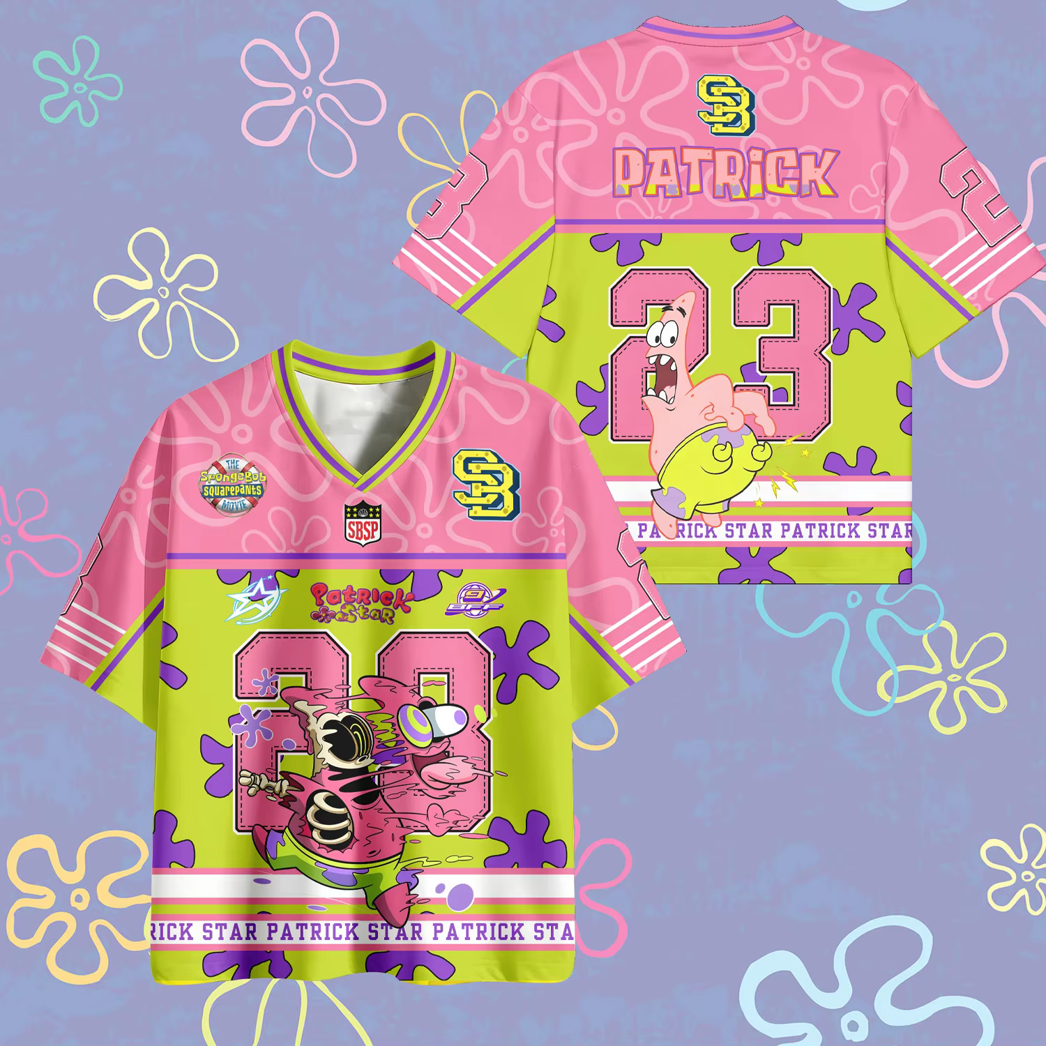 SpongeBob SquarePants Anime Football Jersey