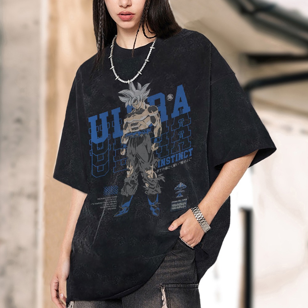 Goku Ultra Vintage Oversized T-Shirt | Dragon Ball Super