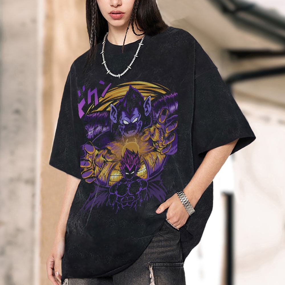 Vintage Snowflake Washed T-Shirt  | Dragon Ball Super