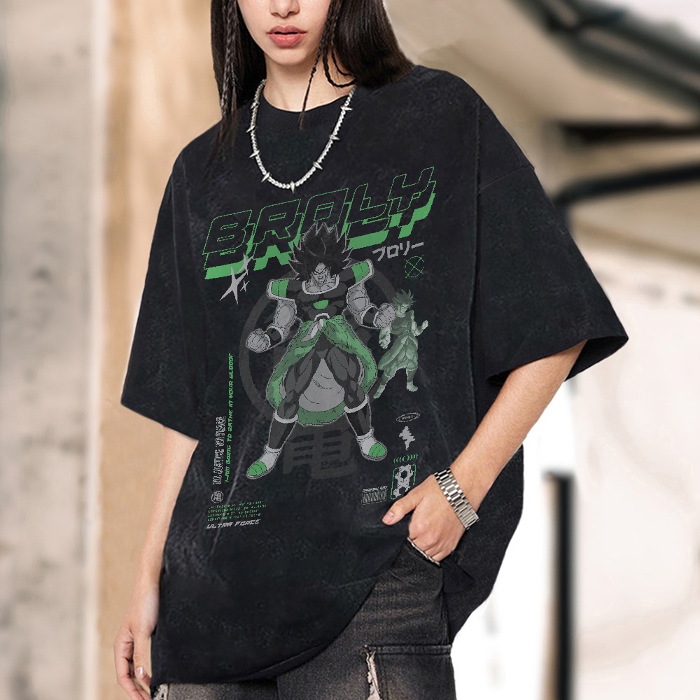 Broly Vintage Oversized T-Shirt | Dragon Ball Super