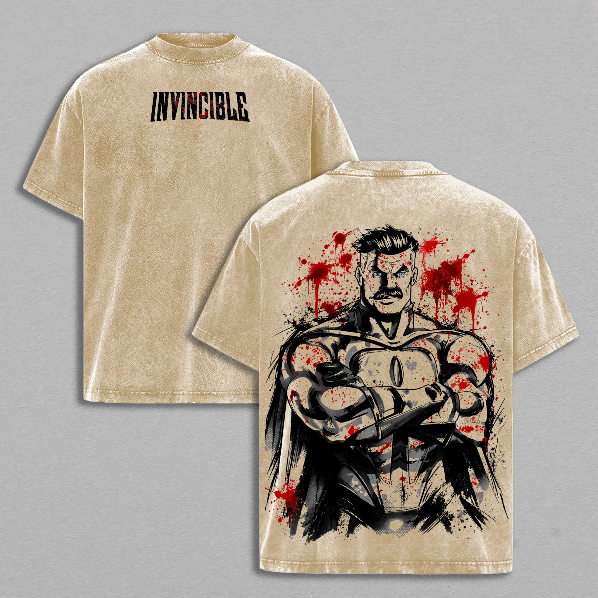 Vintage Oversized T-Shirt Invincible