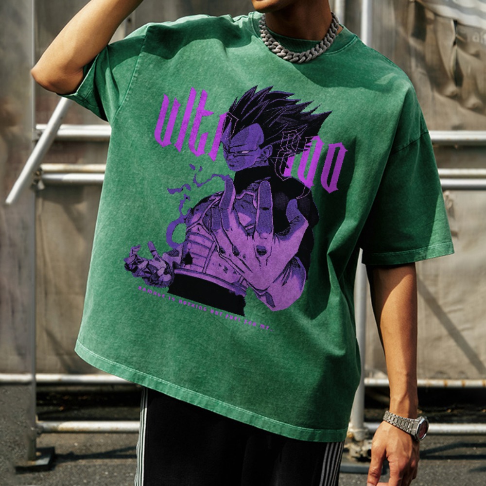 Vegeta Ultra Ego Vintage T-Shirt | Dragon Ball Super