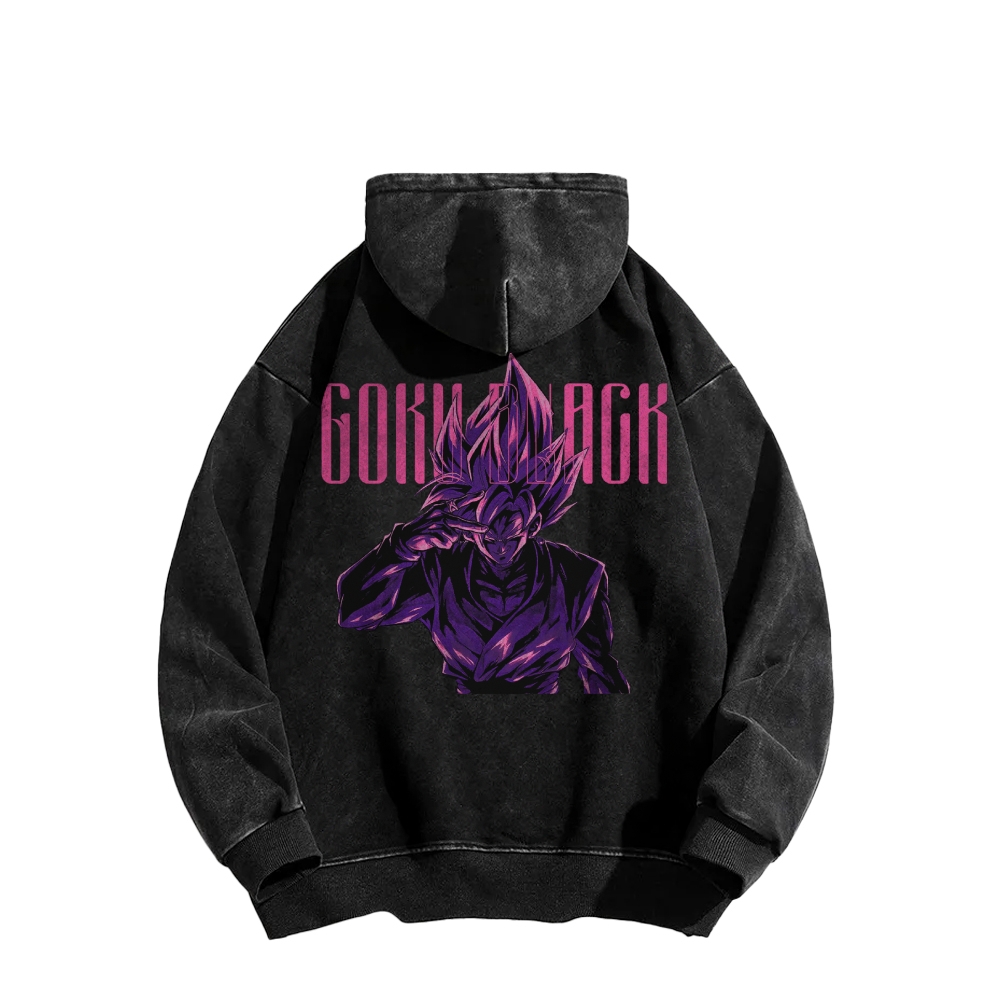 Goku Black Vintage Hoodie | Dragon Ball Super