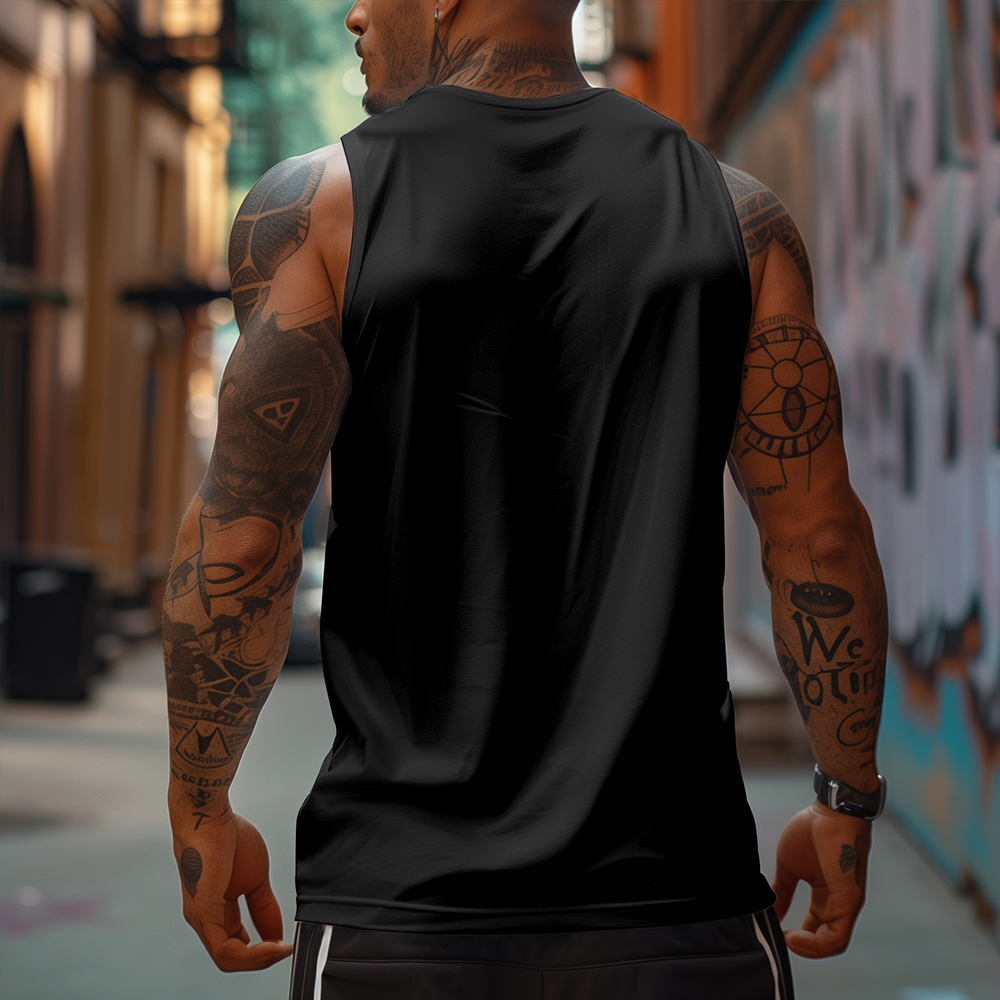 Men's Dragon Ball Anime Print Gym Tank Top