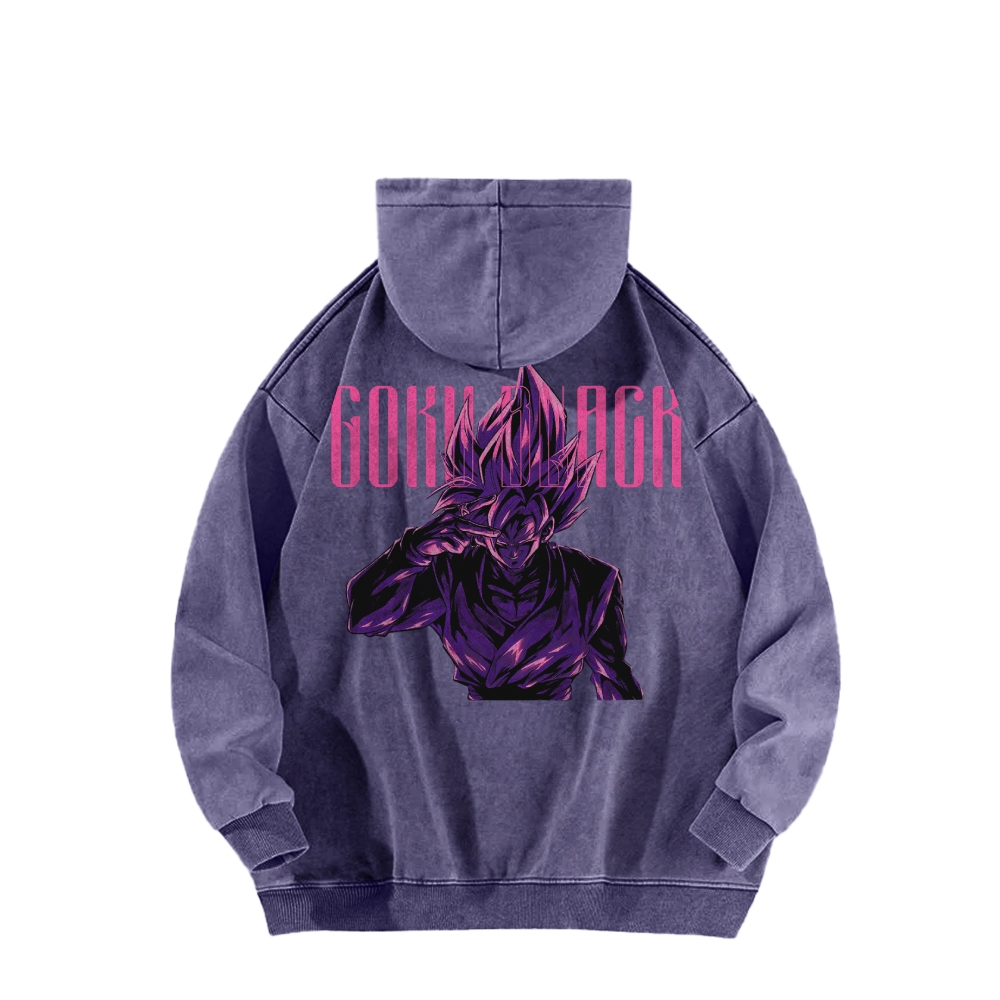 Goku Black Vintage Hoodie | Dragon Ball Super