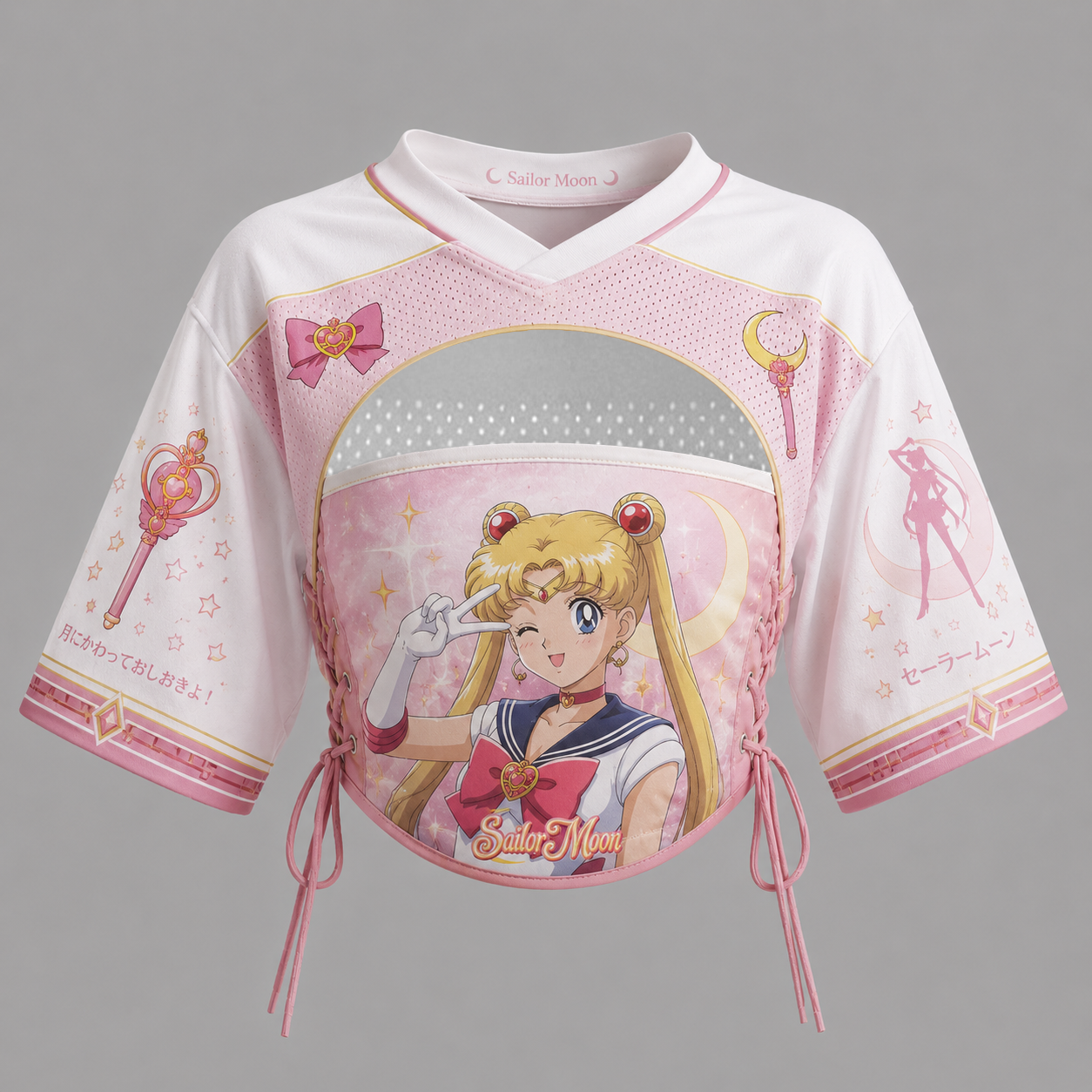 Sailor Moon Mesh Short-Sleeve Bandeau Set