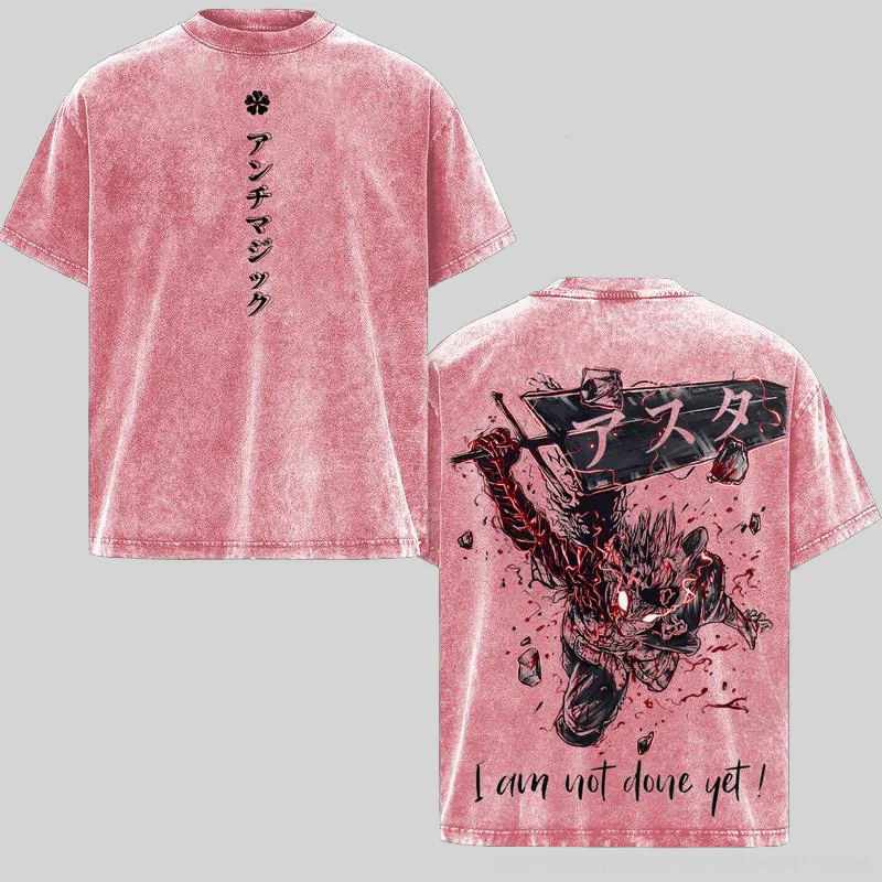 Vintage Oversized T-Shirt Black Clover