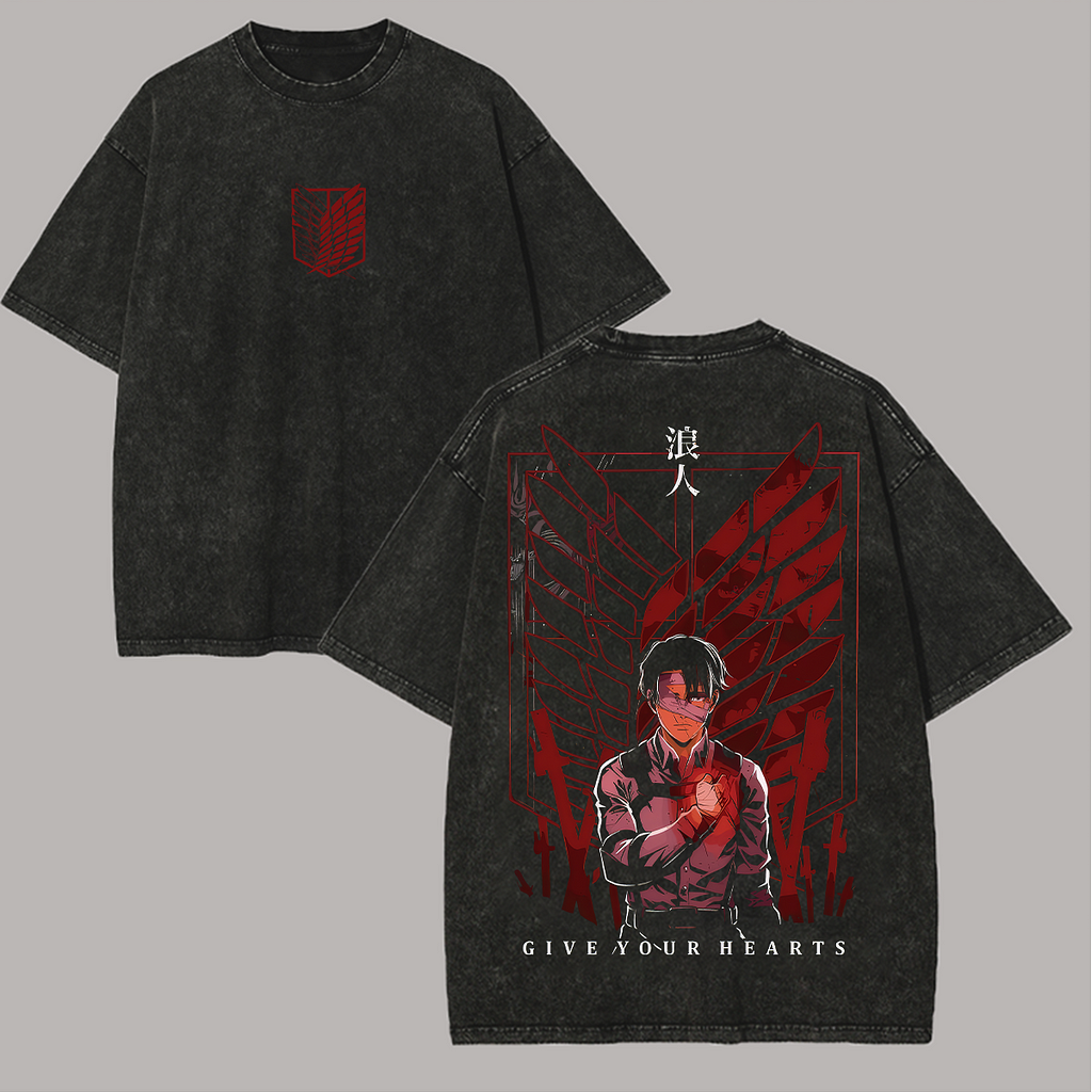 Vintage Oversized T-Shirt Attack on Titan