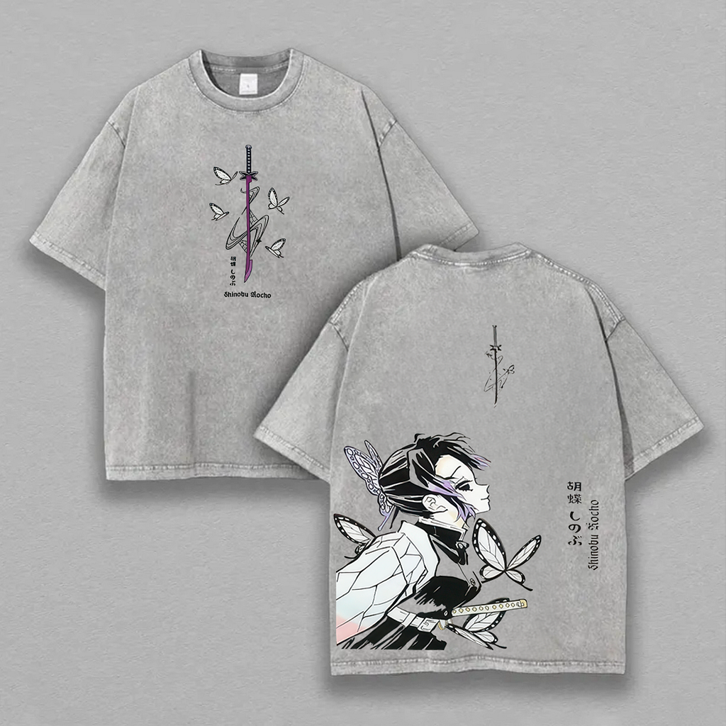 Vintage Oversized T-Shirt Demon Slayer